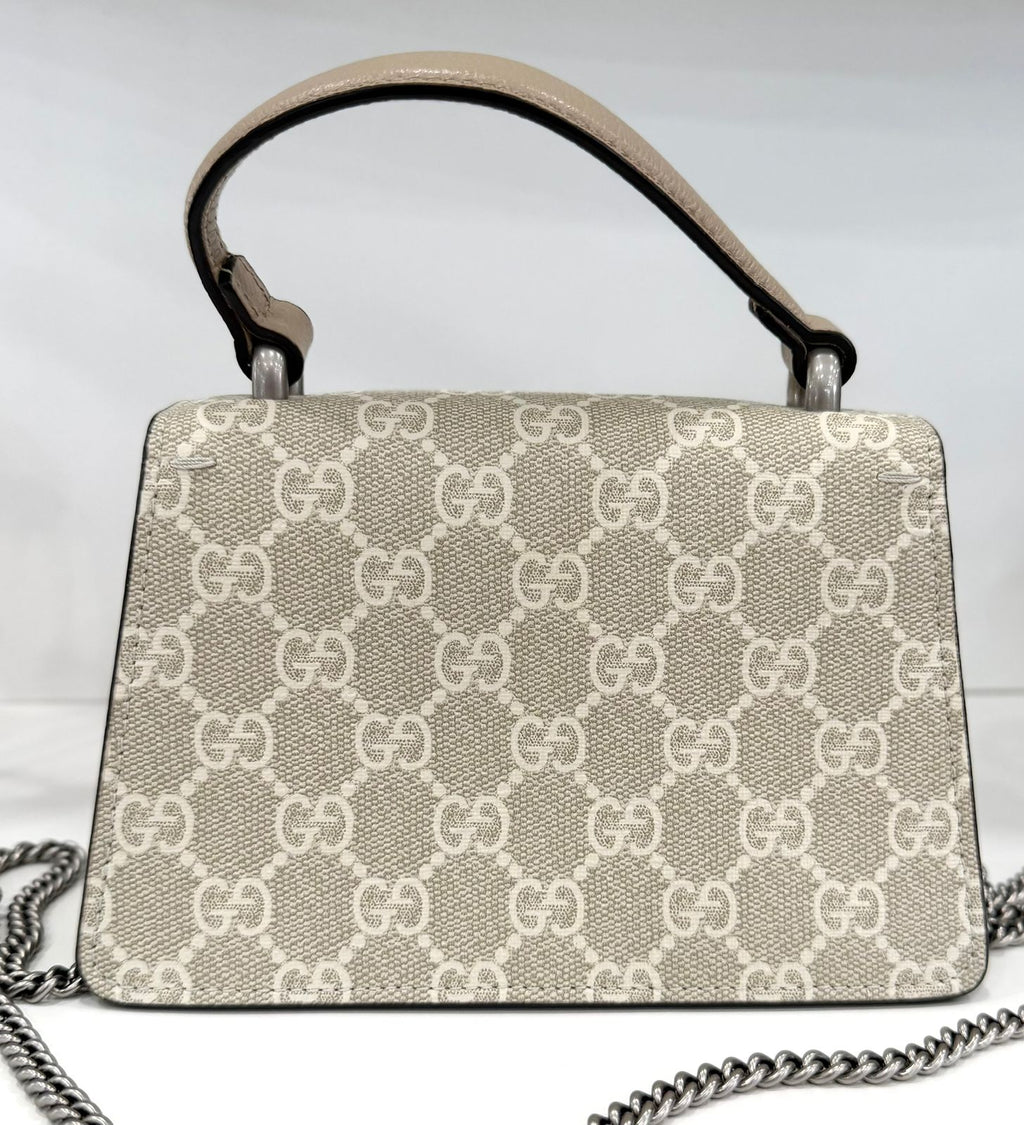 GUCCI GG SUPREME MONOGRAM MINI DIONYSUS TOP HANDLE BAG