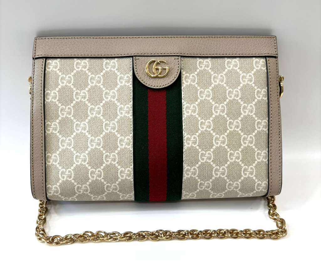 GUCCI GG SUPREME MONOGRAM OPHIDIA SHOULDER BAG