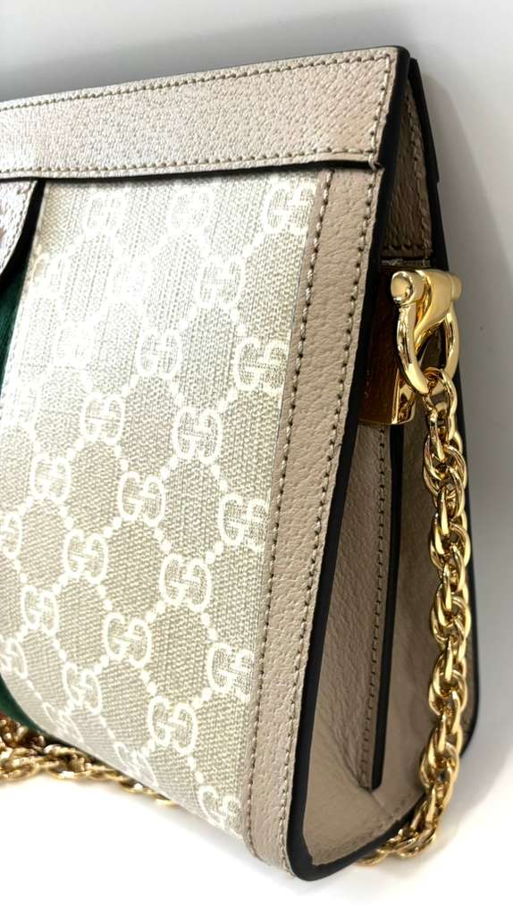 GUCCI GG SUPREME MONOGRAM OPHIDIA SHOULDER BAG