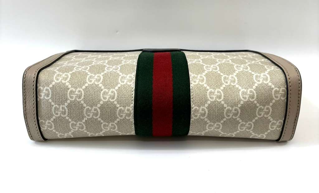 GUCCI GG SUPREME MONOGRAM OPHIDIA SHOULDER BAG