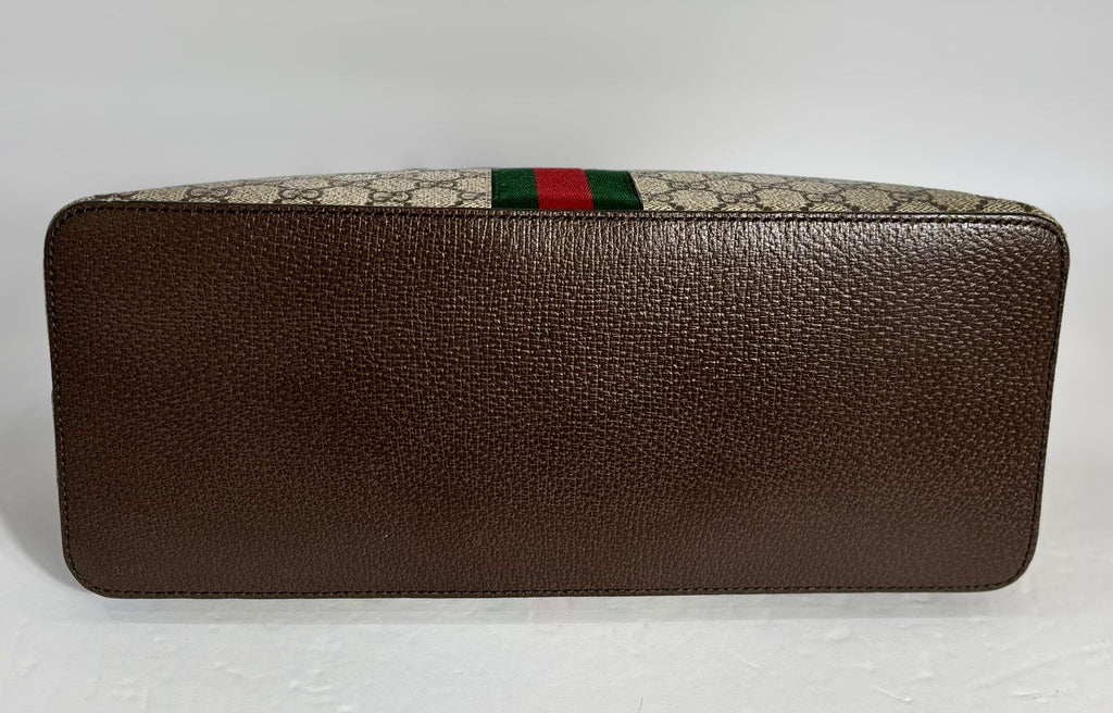 GUCCI GG SUPREME OPHIDIA MEDIUM BAG