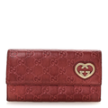 GUCCI GUCCISSIMA LOVELY HEART LONG WALLET