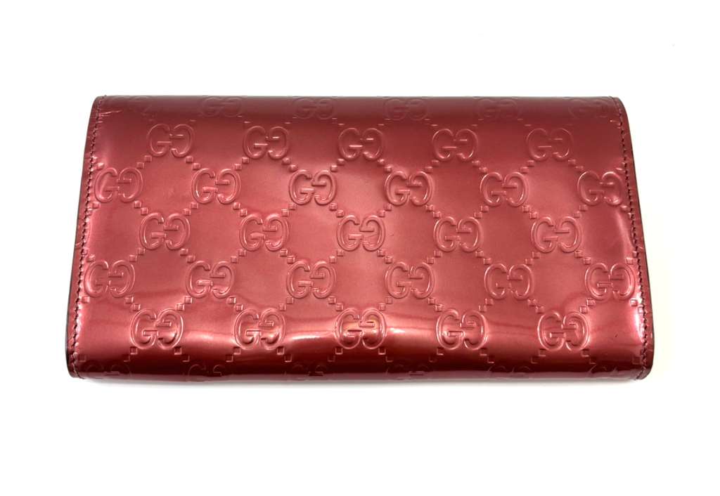 GUCCI GUCCISSIMA LOVELY HEART LONG WALLET
