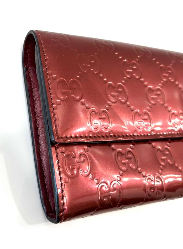 GUCCI GUCCISSIMA LOVELY HEART LONG WALLET