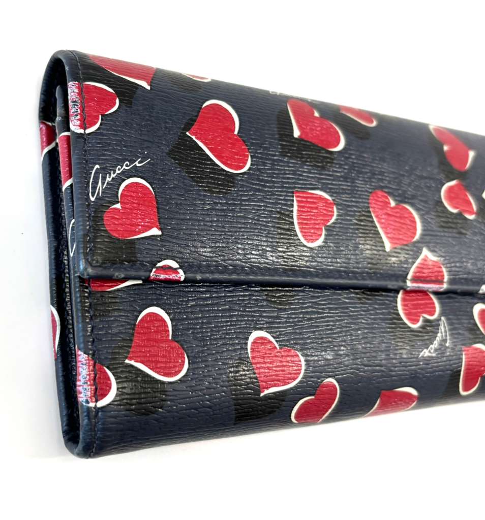 GUCCI HEARTBEAT LIMITED EDITION LEATHER WALLET