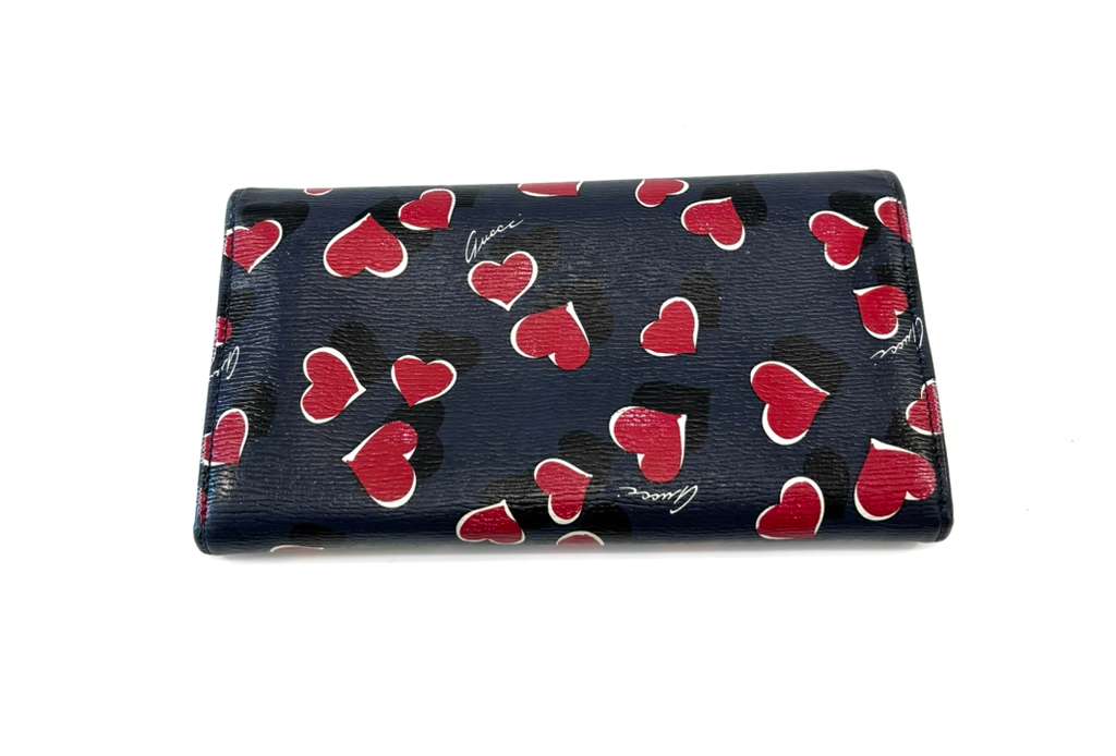 GUCCI HEARTBEAT LIMITED EDITION LEATHER WALLET
