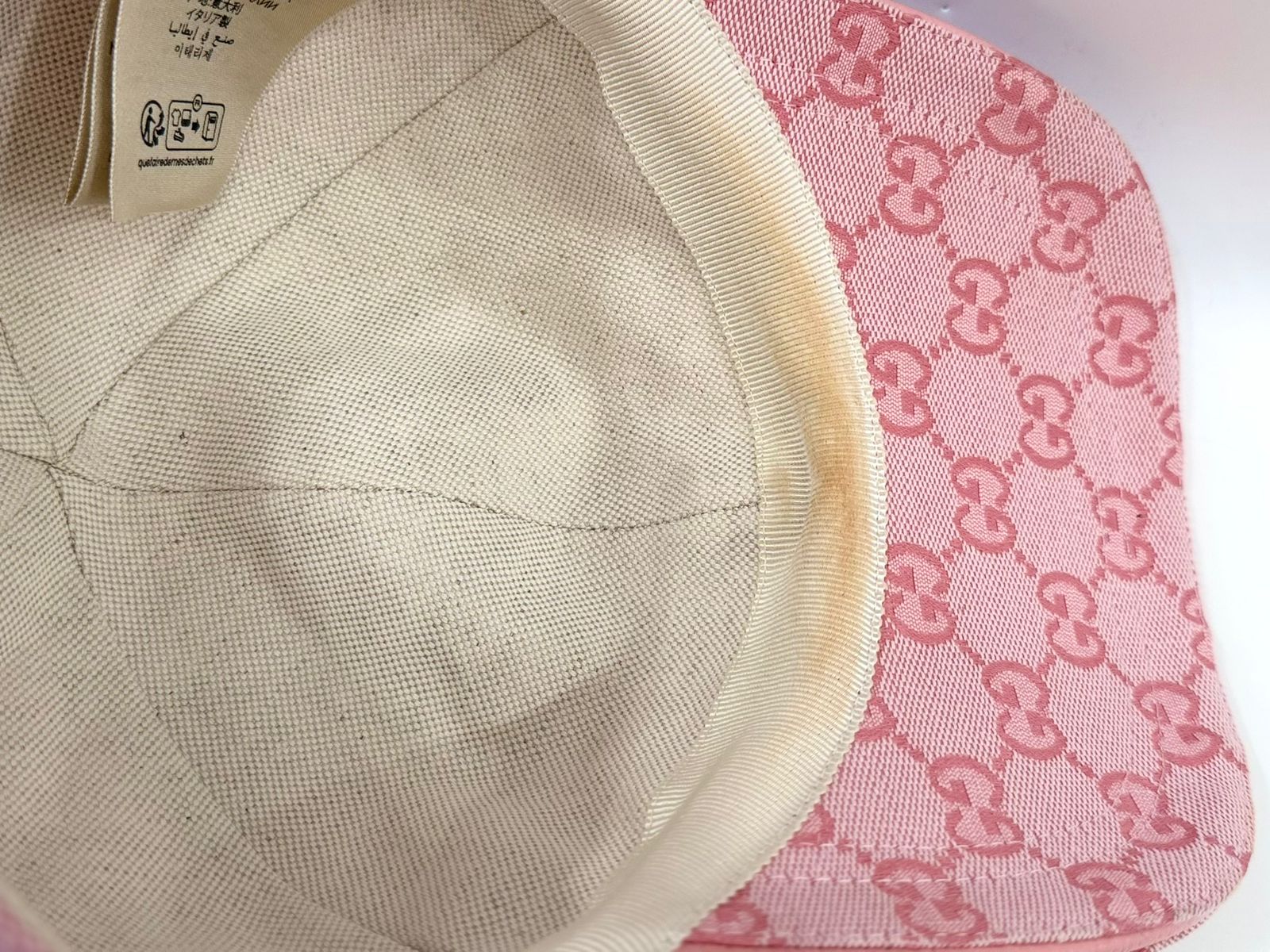 GUCCI GG MONOGRAM BASEBALL HAT