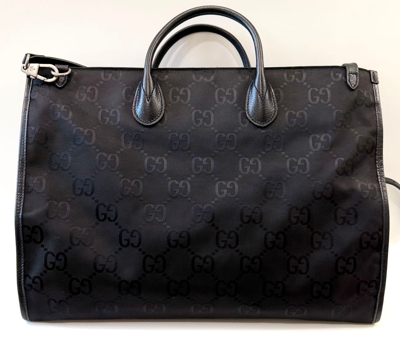 GUCCI MONOGRAM LARGE OFF THE GRID TOTE BAG