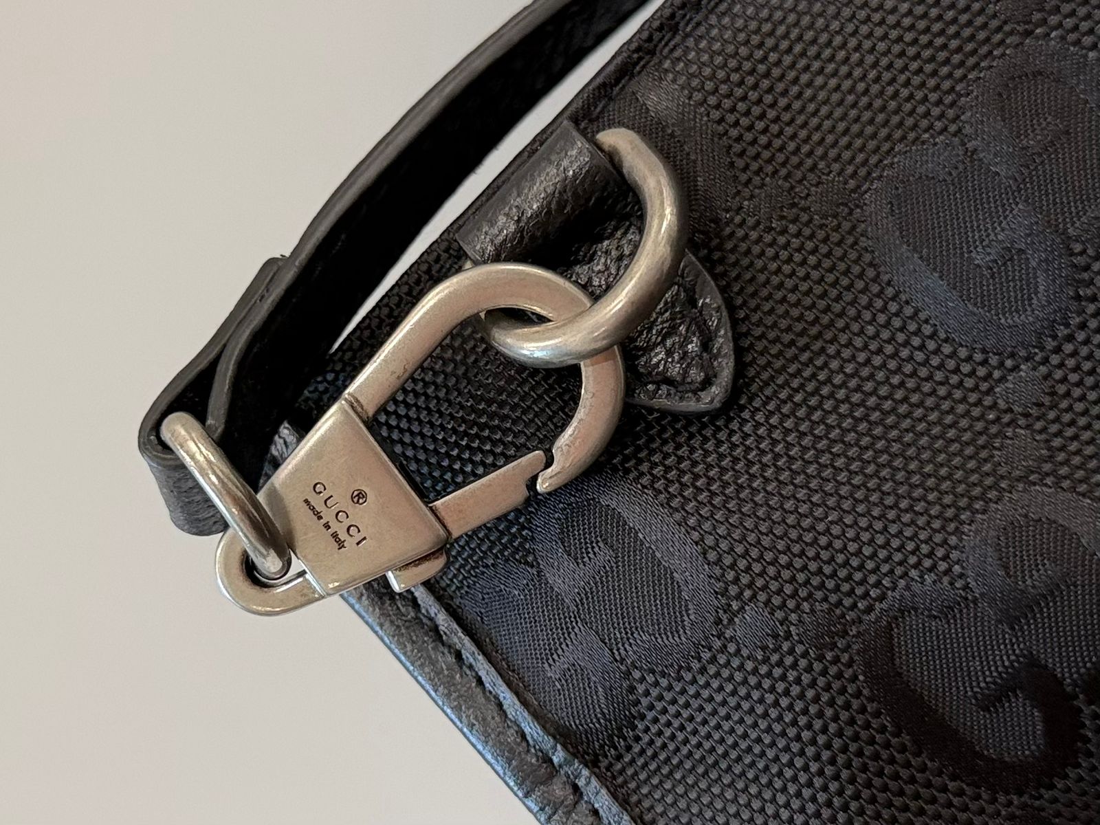 GUCCI MONOGRAM LARGE OFF THE GRID TOTE BAG
