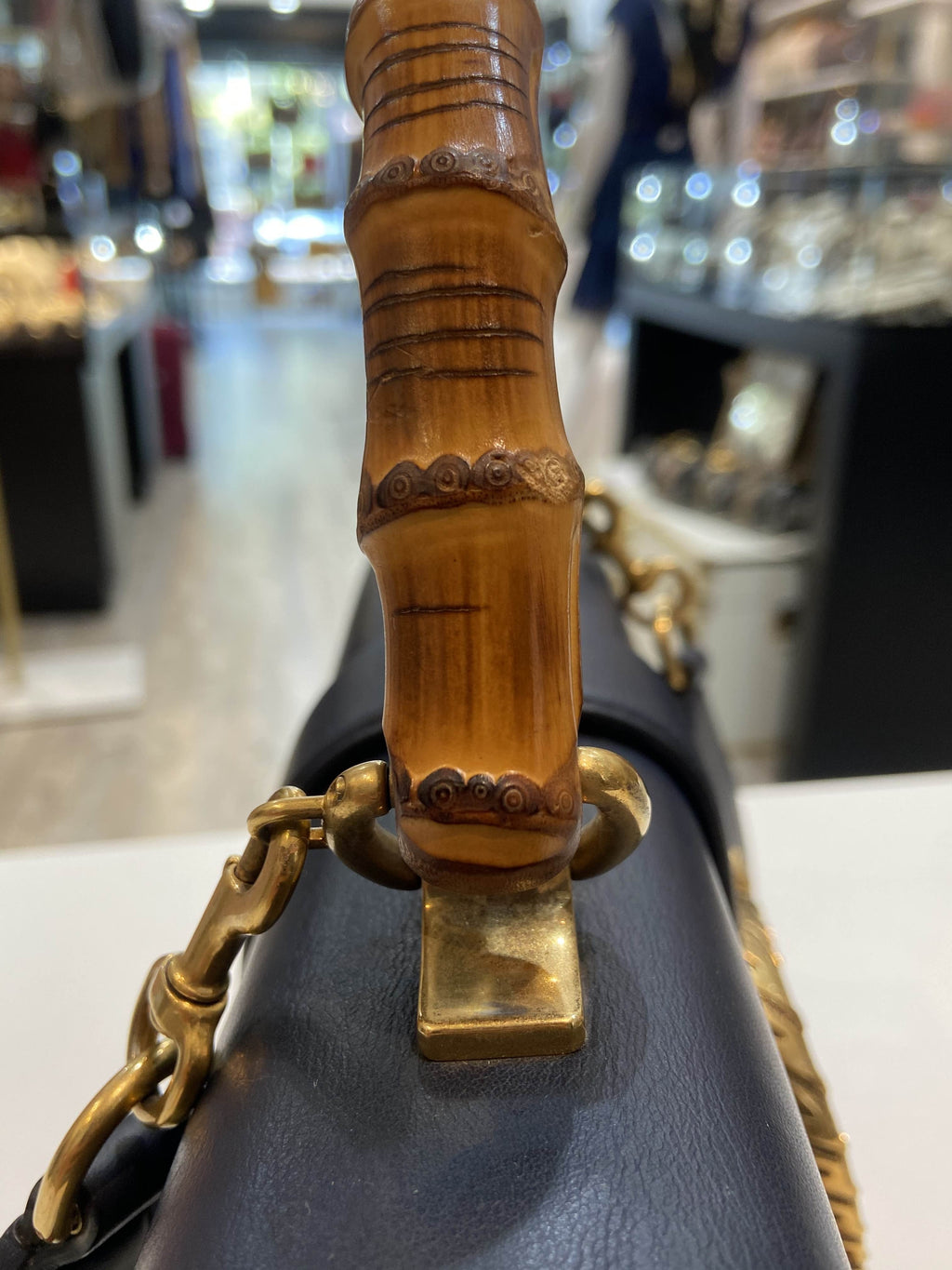 GUCCI MOON CALFSKIN BAMBOO WEB MEDIUM DIONYSUS TOP HANDLE BAG