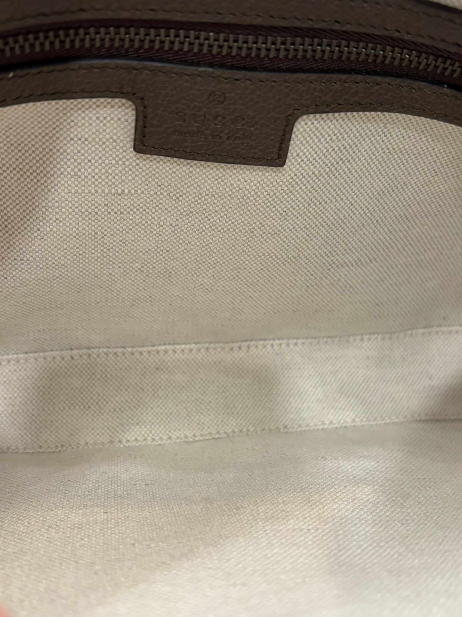 GUCCI OPHIDIA GG SUPREME WEB CANVAS MEDIUM SHOULDER BAG