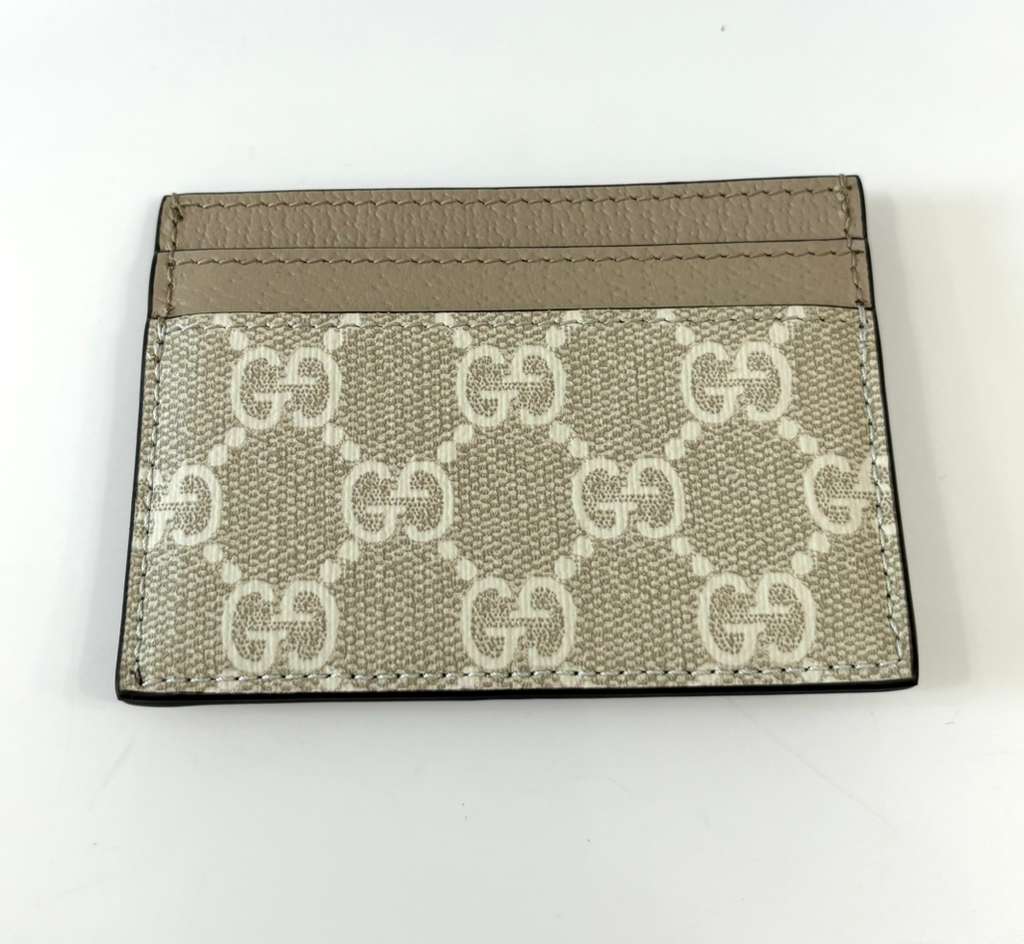 GUCCI OPHIDIA GG WEB ACCENT CARD CASE
