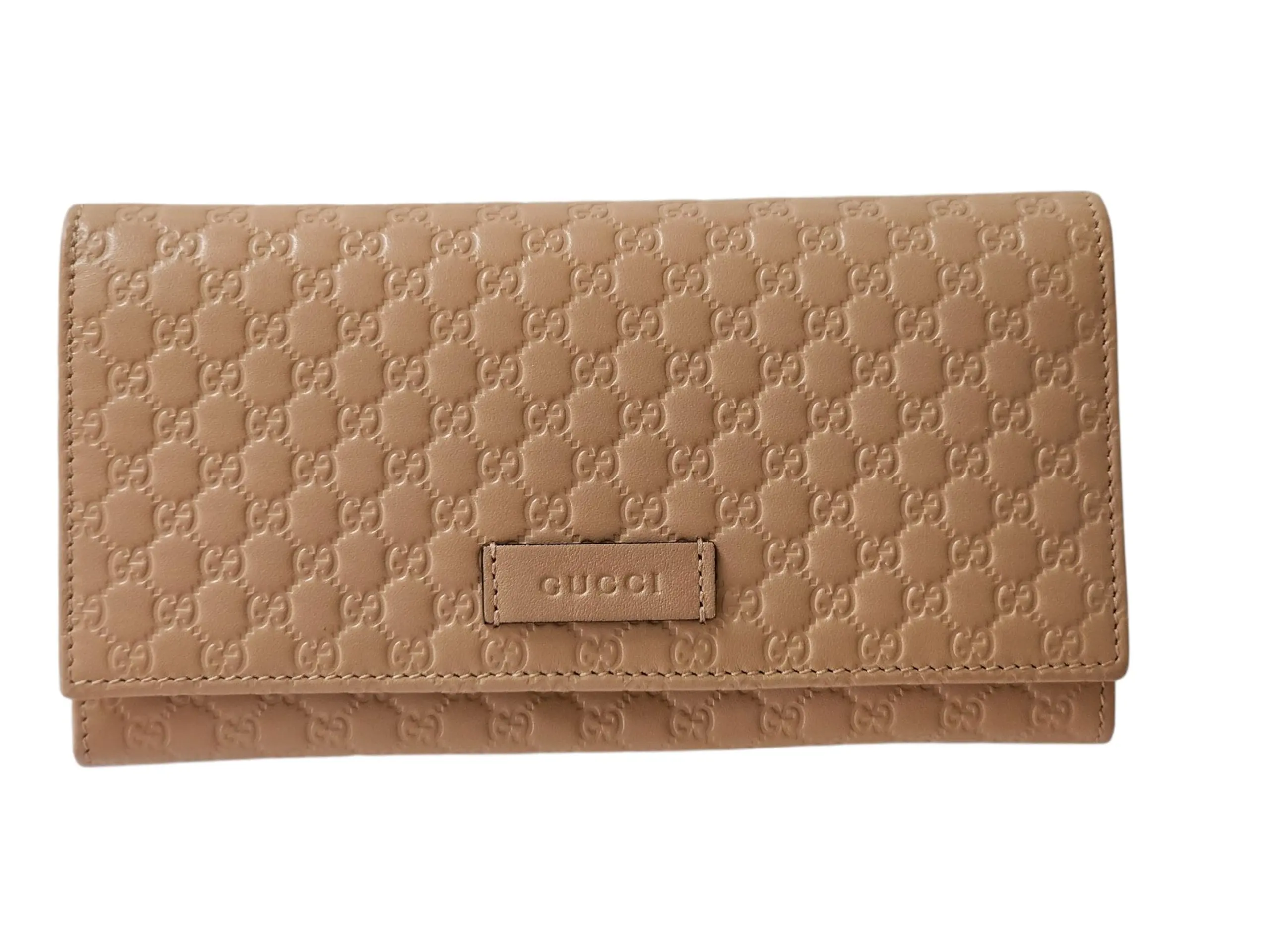 GUCCI MICROGUCCISSIMA FLAP CONTINENTAL LEATHER WALLET