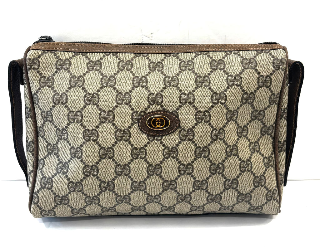 GUCCI GG SUPREME VINTAGE CLUTCH BAG