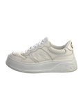 GUCCI GG EMBOSSED LEATHER MEN'S SNEAKERS
