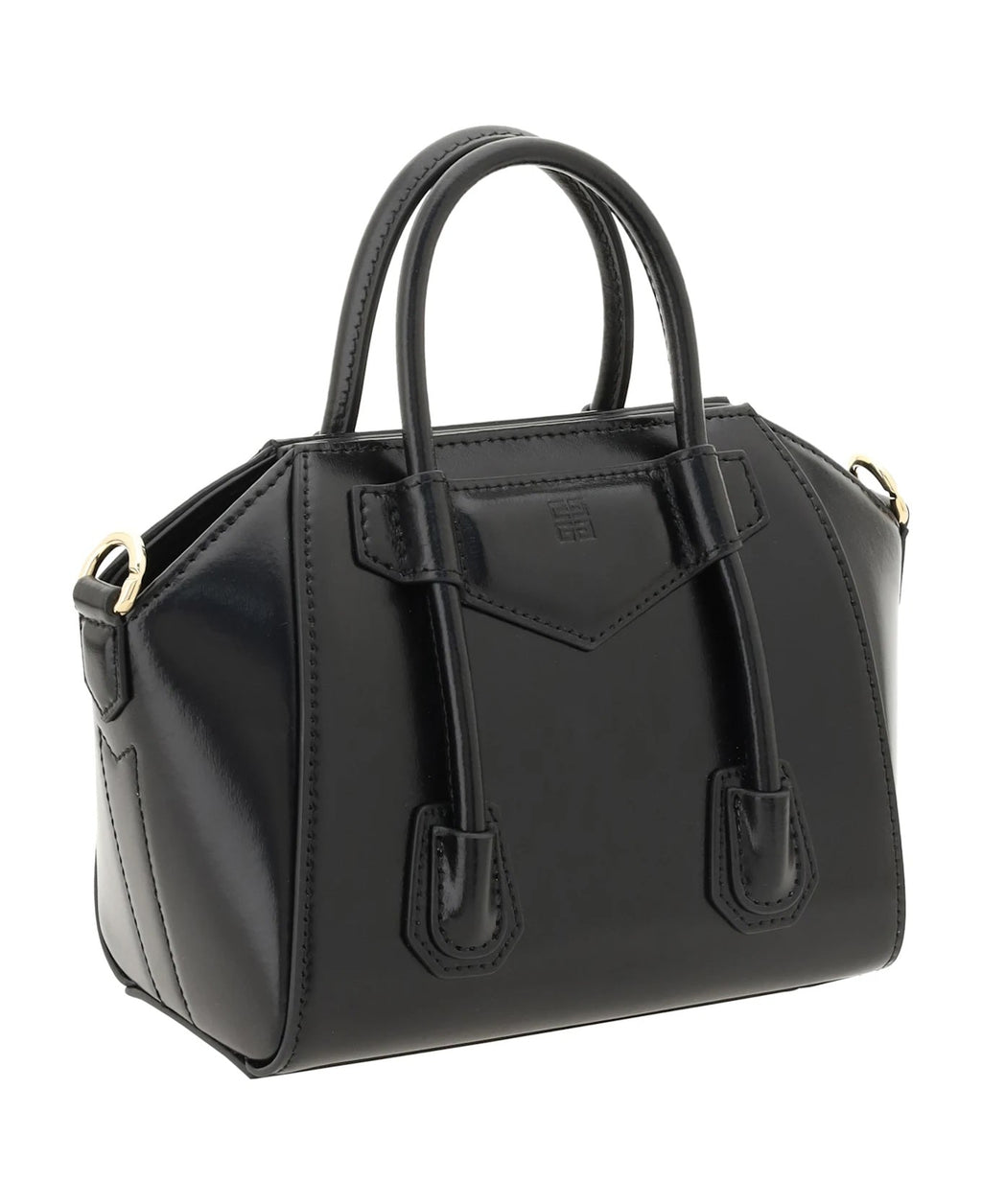 GIVENCHY ANTIGONA LOCK TOY CALFSKIN HANDBAG