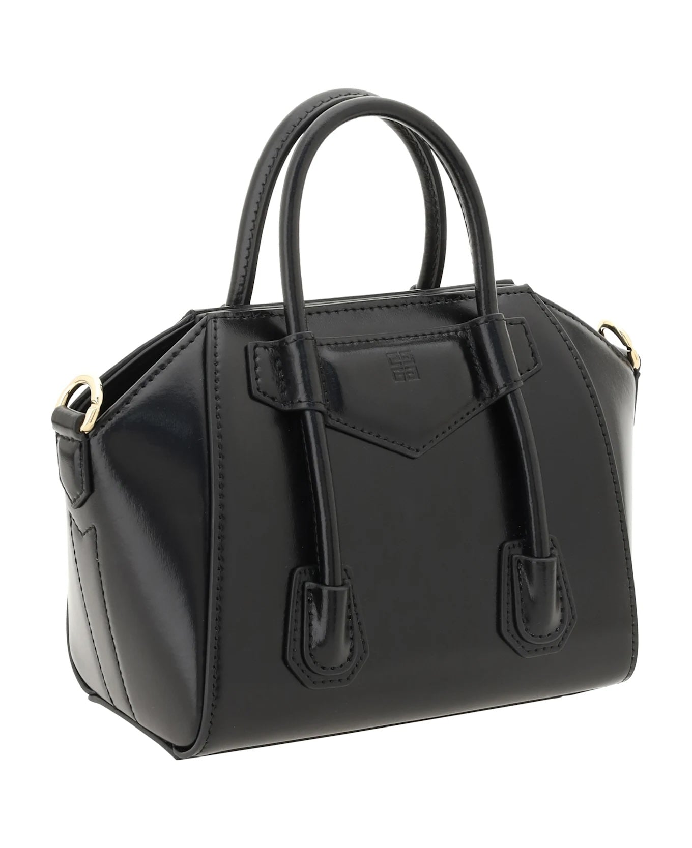GIVENCHY ANTIGONA LOCK TOY CALFSKIN HANDBAG