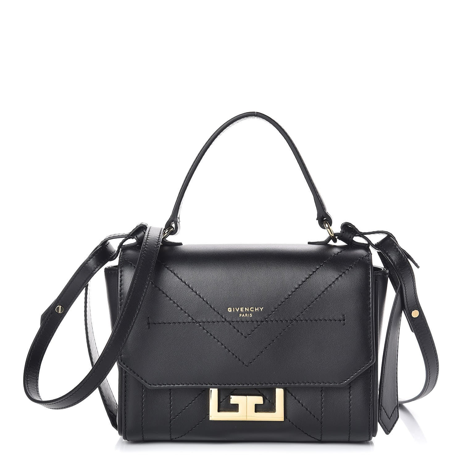 GIVENCHY CALFSKIN LEATHER MINI EDEN TOP HANDLE BAG