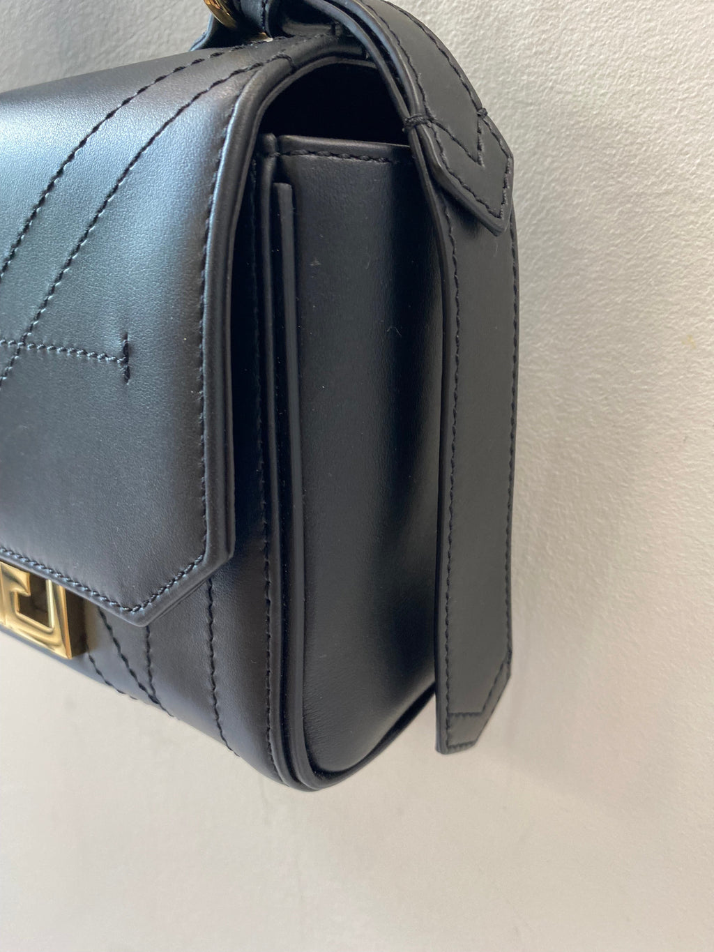 GIVENCHY CALFSKIN LEATHER MINI EDEN TOP HANDLE BAG