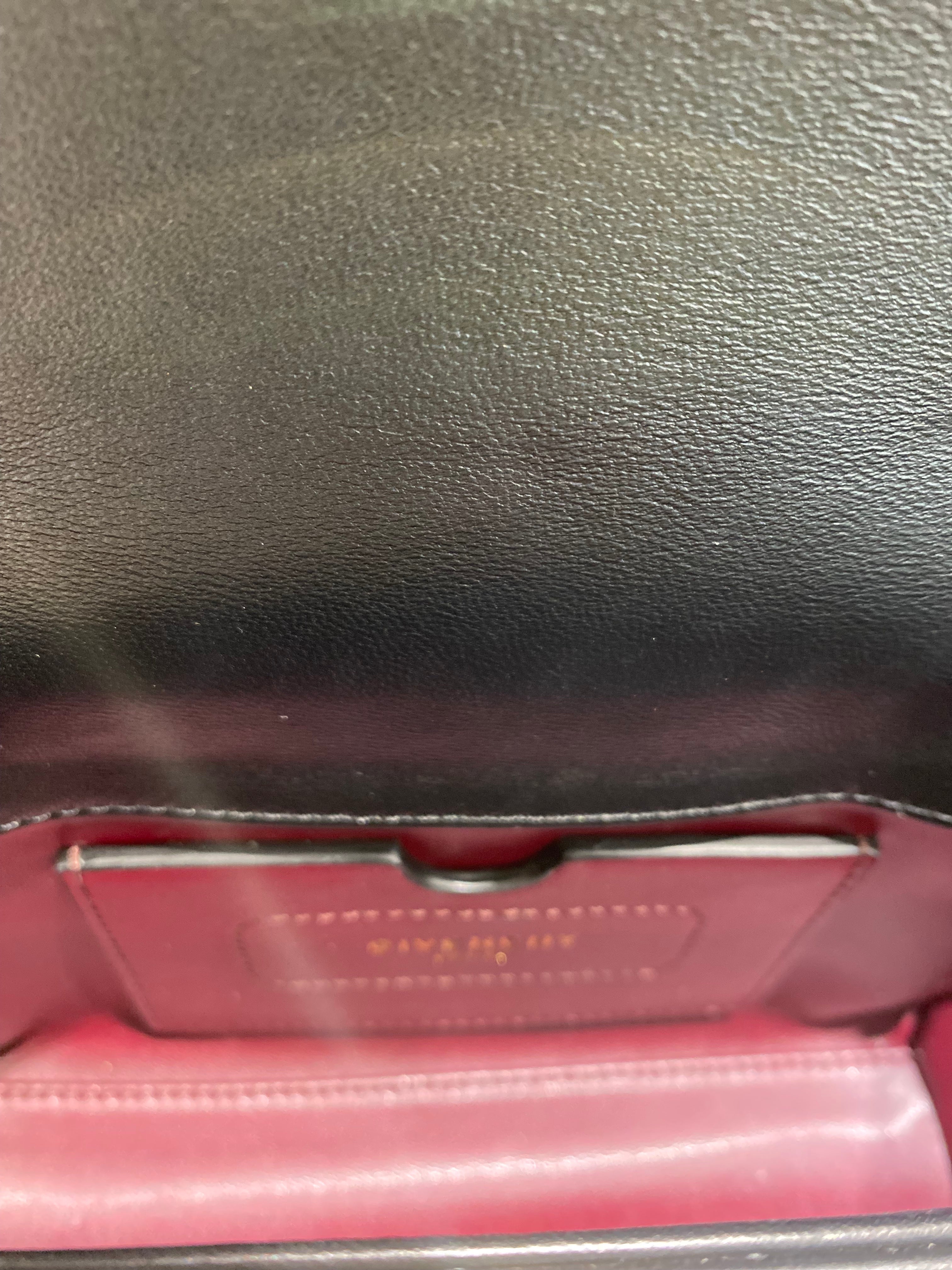 GIVENCHY CALFSKIN LEATHER MINI EDEN TOP HANDLE BAG