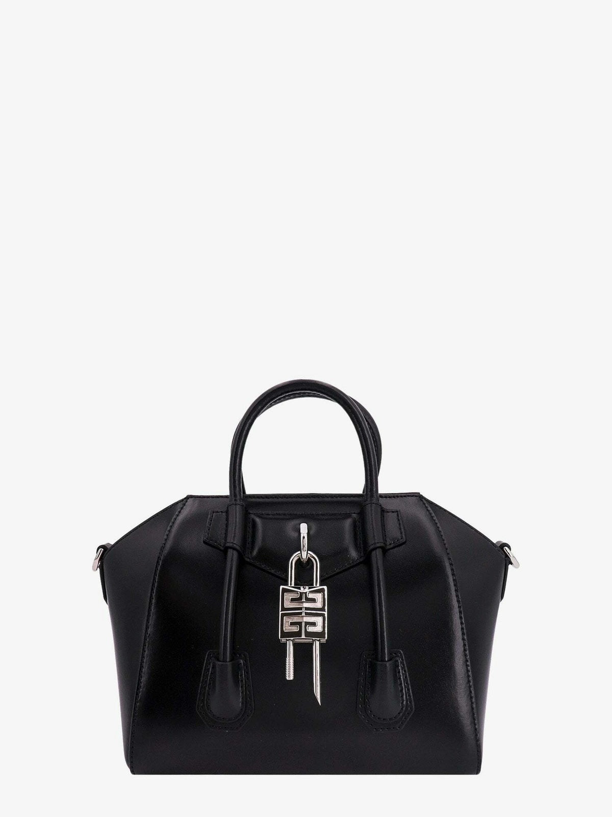 GIVENCHY ANTIGONA LOCK TOY CALFSKIN HANDBAG