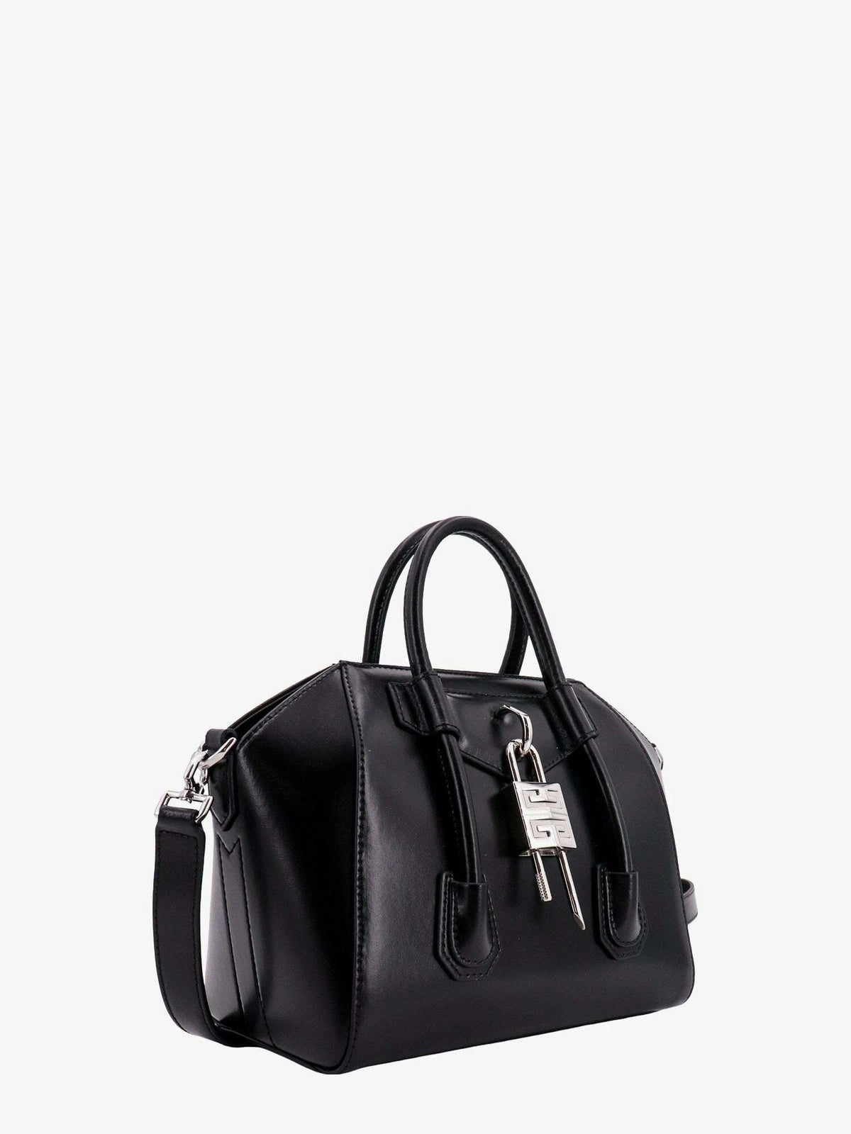 GIVENCHY ANTIGONA LOCK TOY CALFSKIN HANDBAG