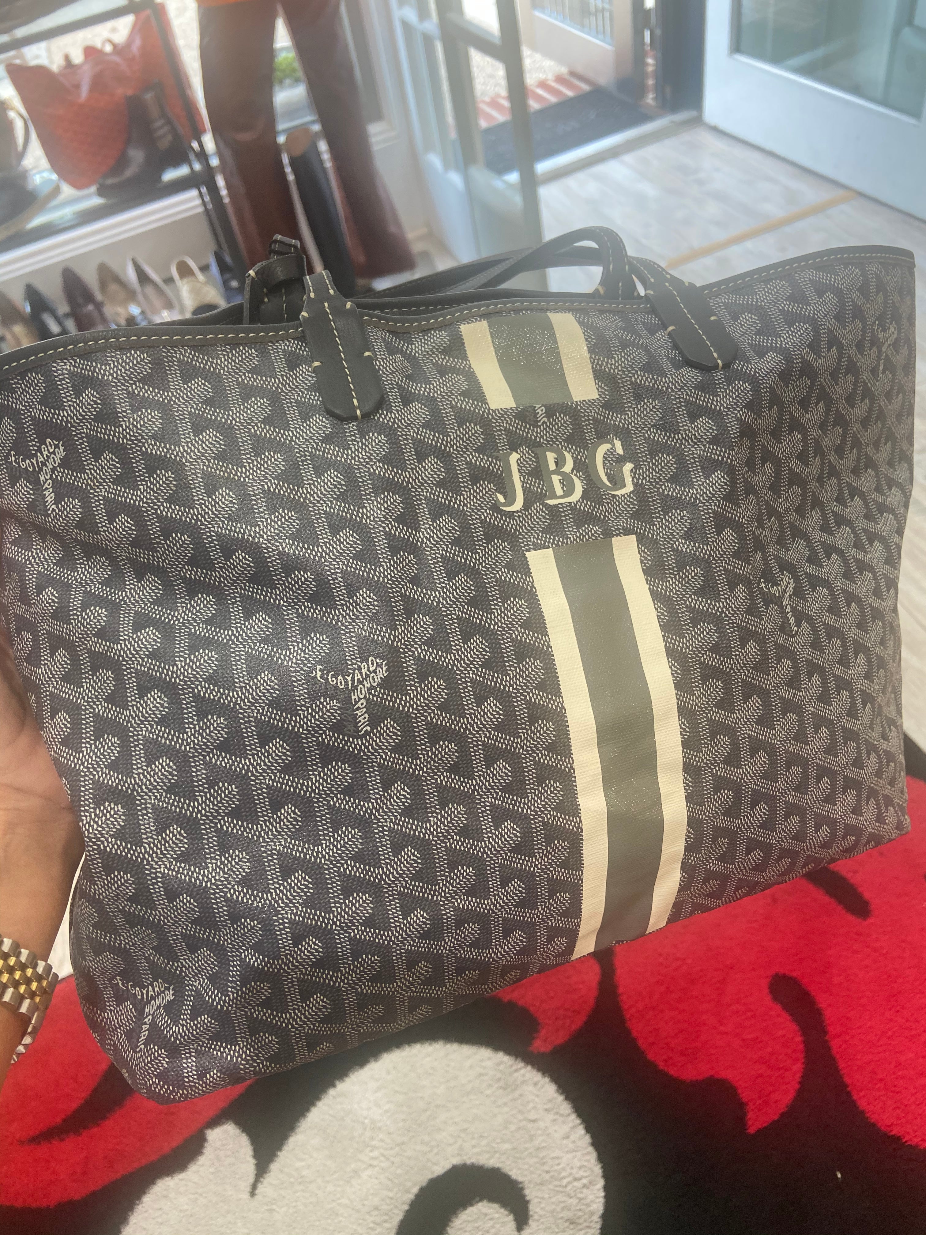 GOYARD GOYARDINE SAINT LOUIS PM TOTE BAG