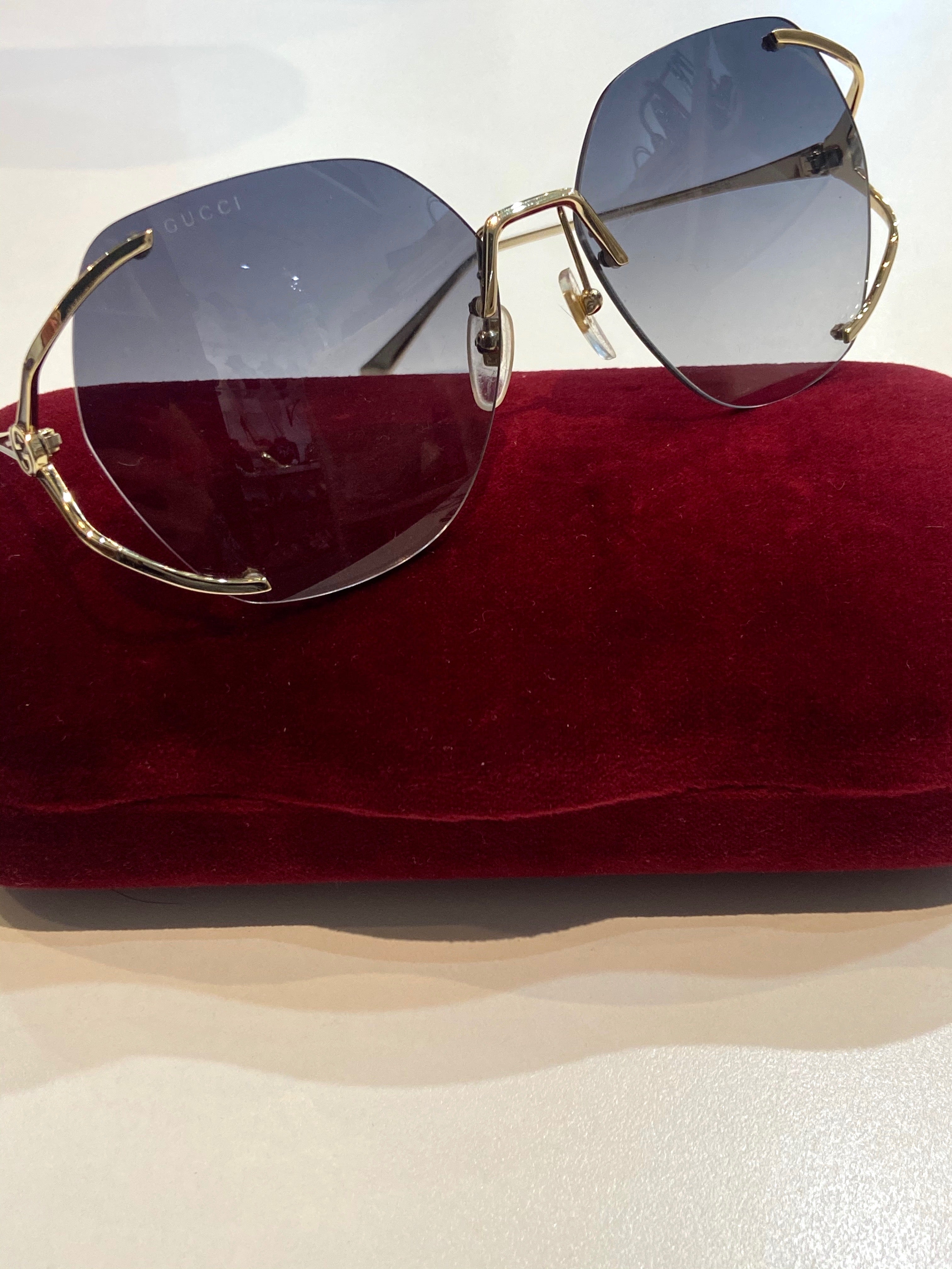 GUCCI GRADIENT 59MM SQUARE SUNGLASSES