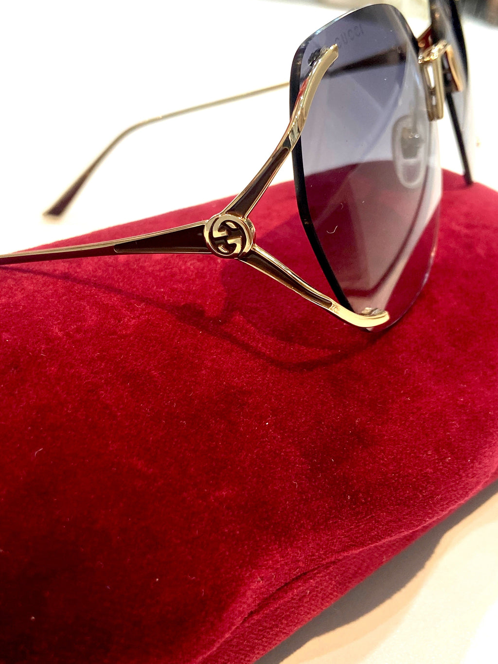 GUCCI GRADIENT 59MM SQUARE SUNGLASSES