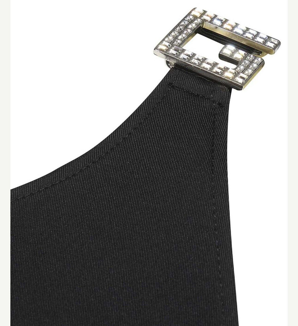 GUCCI CRYSTAL EMBELLISHED ONE PIECE SWIMSUIT