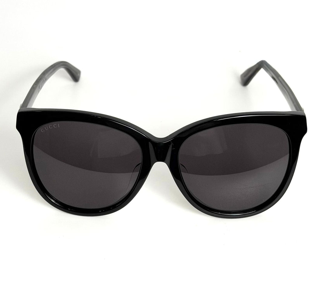 GUCCI GG0081SK 002 CAT EYE SMOKE 56MM SUNGLASSES