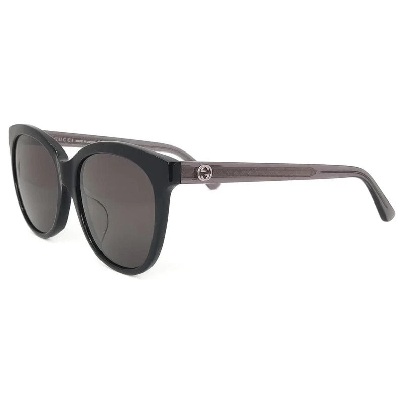 GUCCI GG0081SK 002 CAT EYE SMOKE 56MM SUNGLASSES