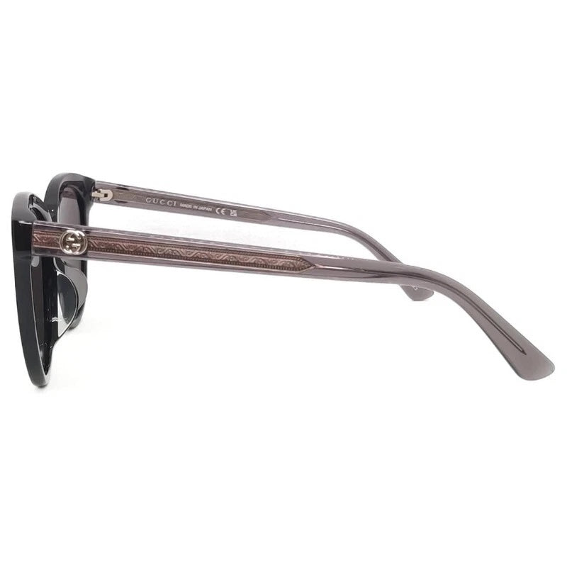 GUCCI GG0081SK 002 CAT EYE SMOKE 56MM SUNGLASSES