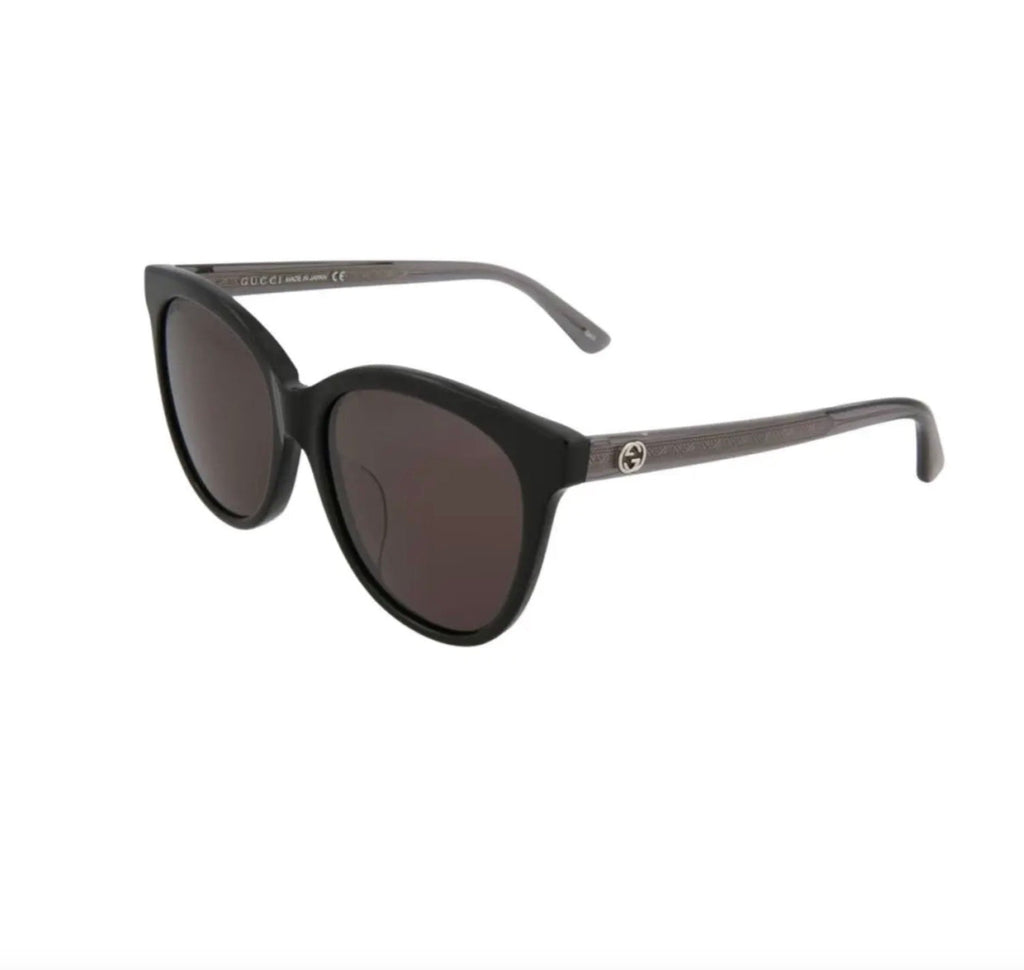GUCCI GG0081SK 002 CAT EYE SMOKE 56MM SUNGLASSES
