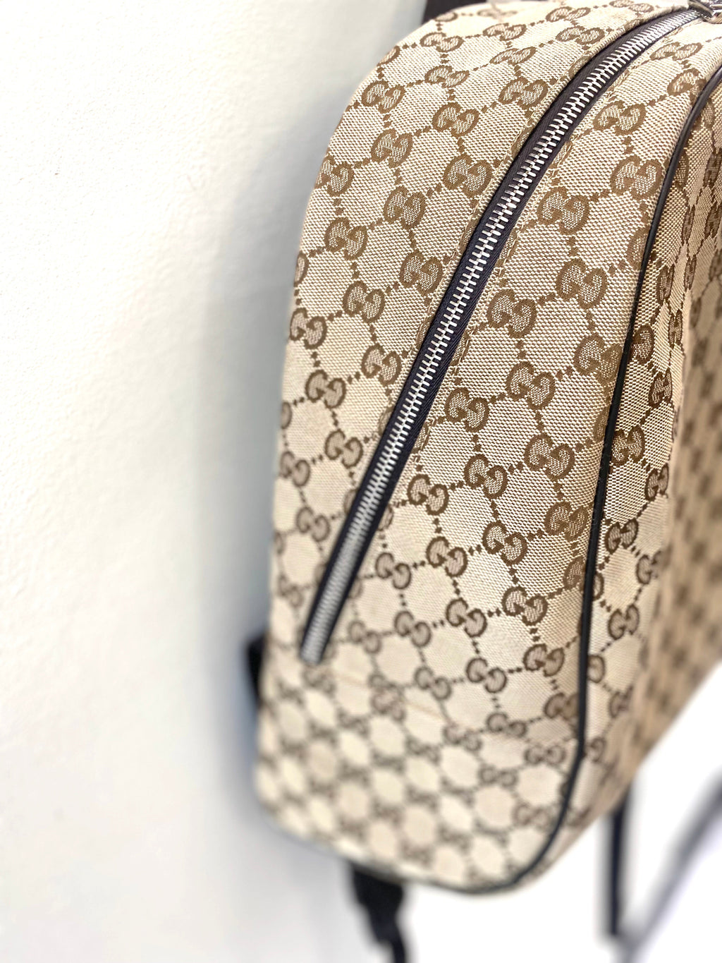 GUCCI GG CANVAS BACKPACK