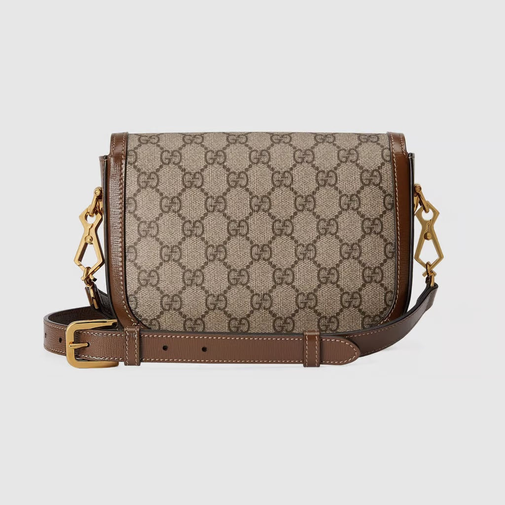 GUCCI GG HORSEBIT 1955 BAG WITH WEB STRAP