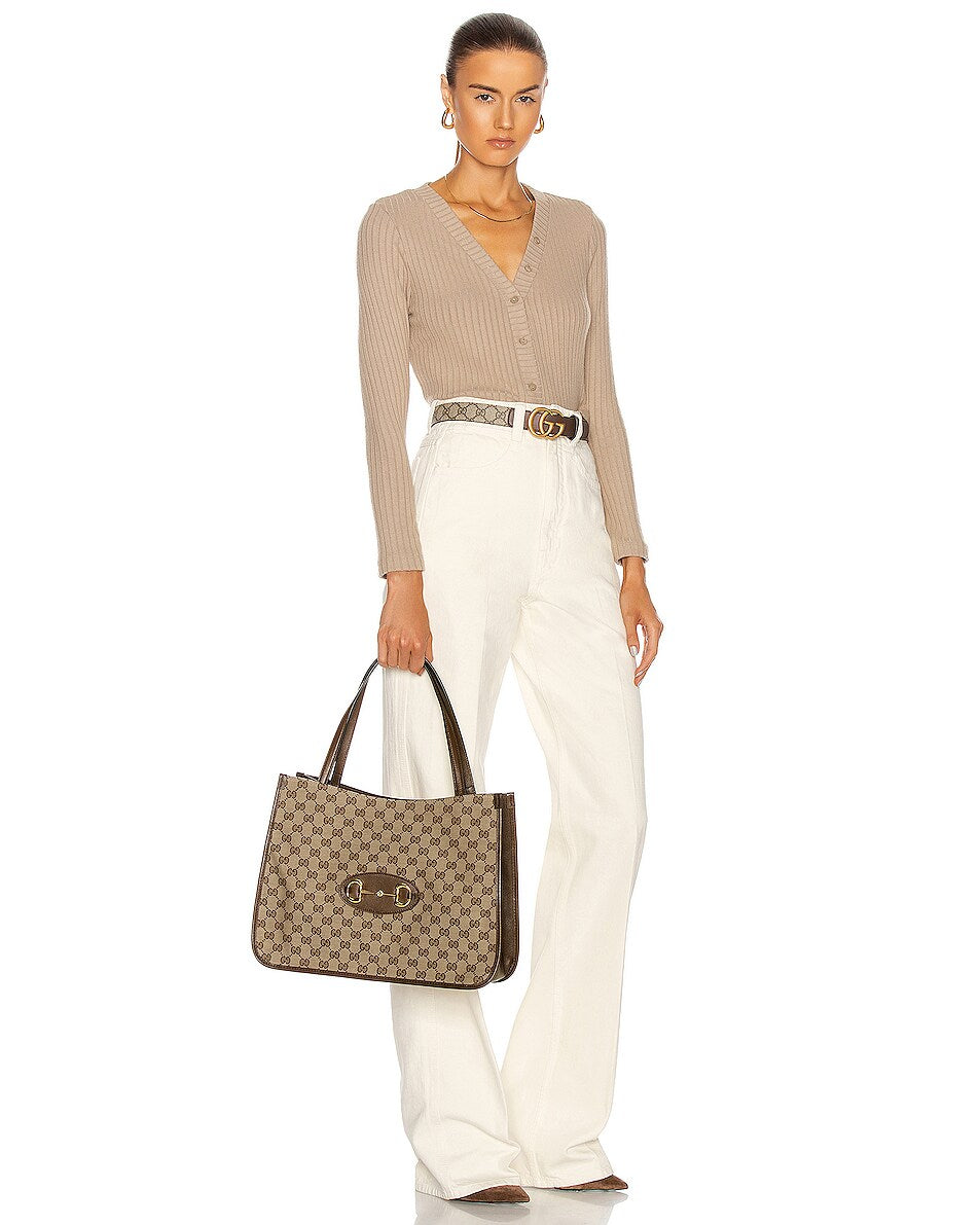 GUCCI GG HORSEBIT 1955 TOTE BAG