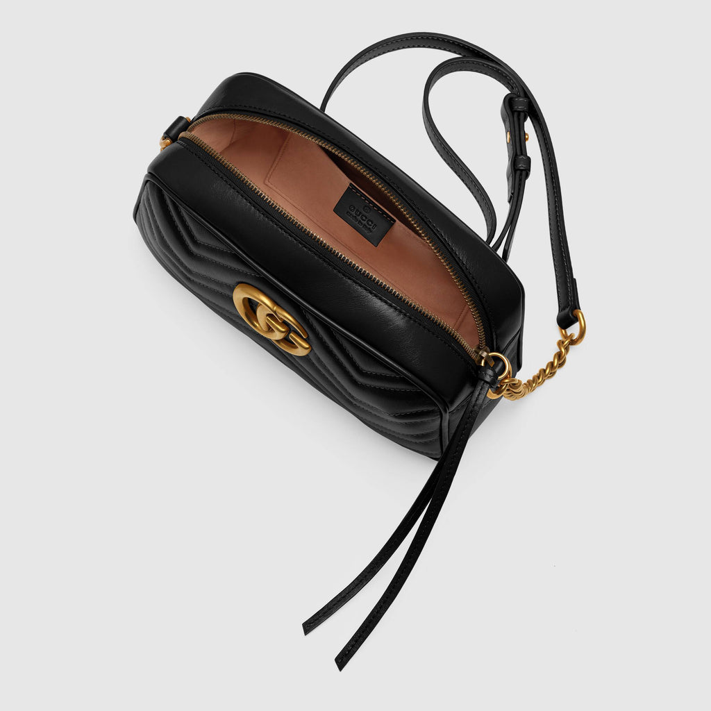 GUCCI GG MARMONT SMALL MATELASSÉ CAMERA BAG