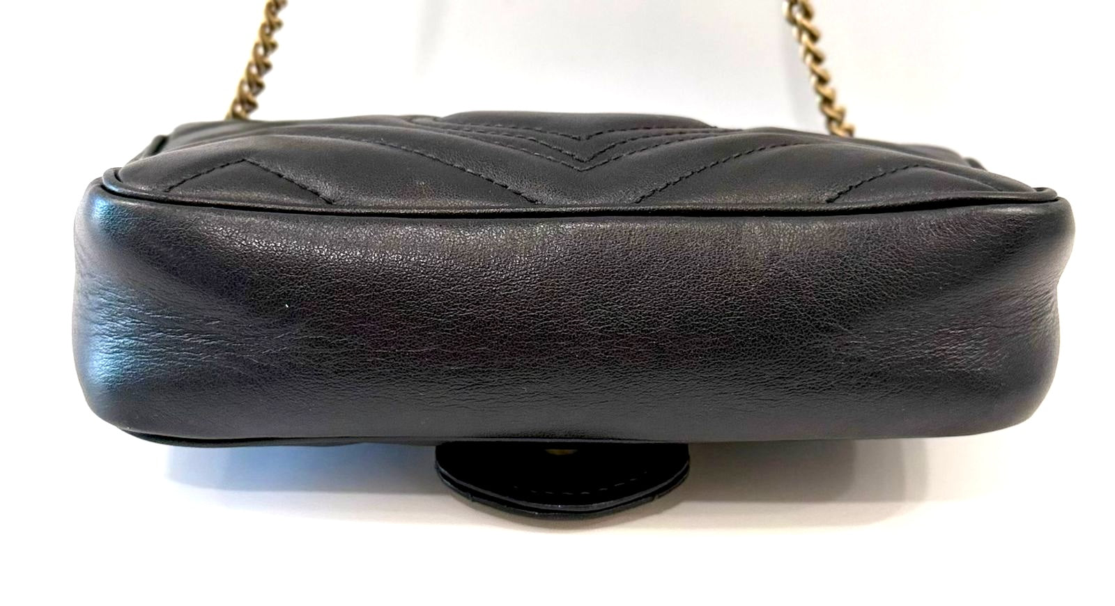 GUCCI GG MARMONT MINI CALFSKIN LEATHER BAG
