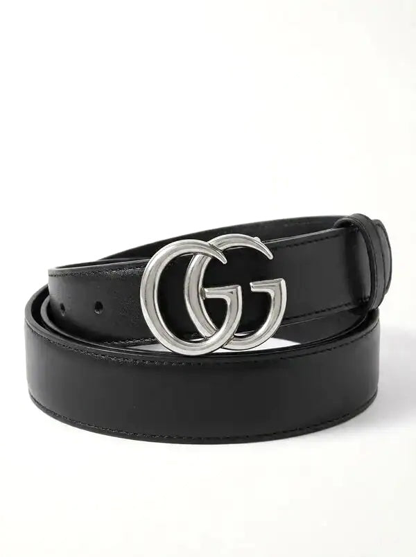 GUCCI GG MARMONT CALFSKIN LEATHER BELT