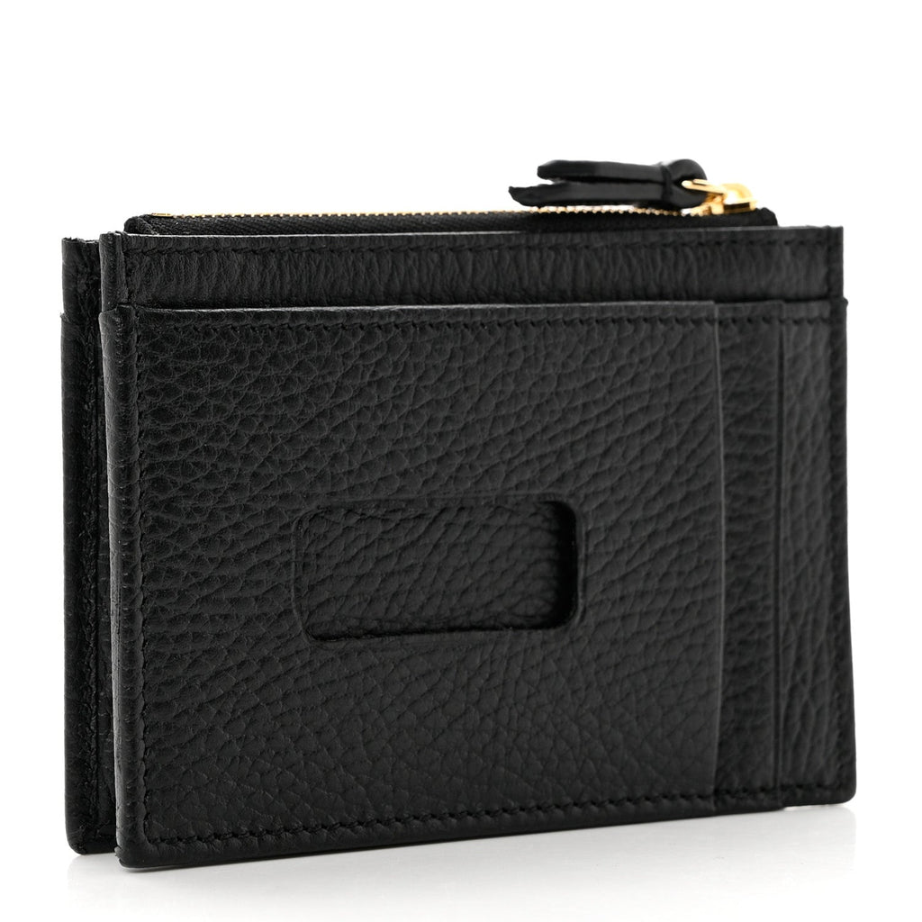 GUCCI GG MARMONT CALFSKIN LEATHER CARD CASE WALLET
