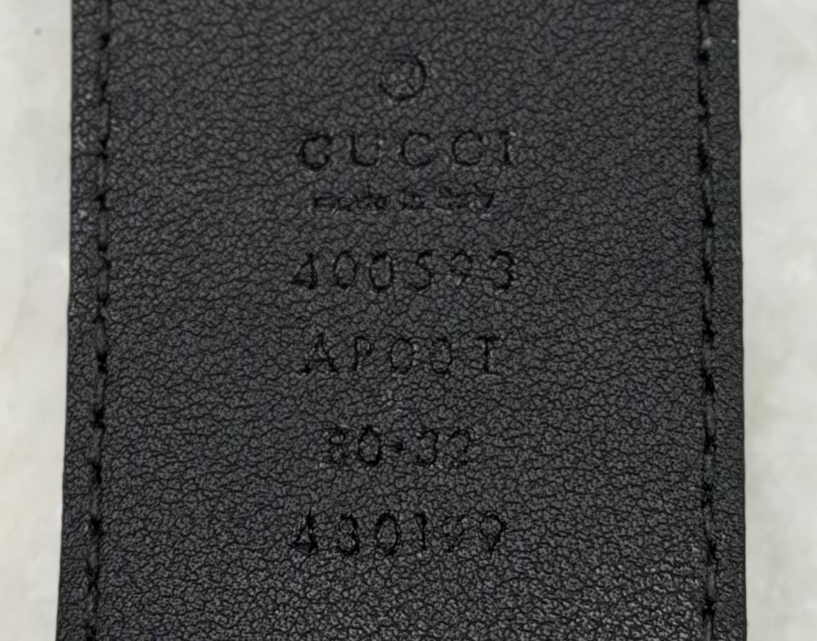 GUCCI GG MARMONT CALFSKIN LEATHER BELT