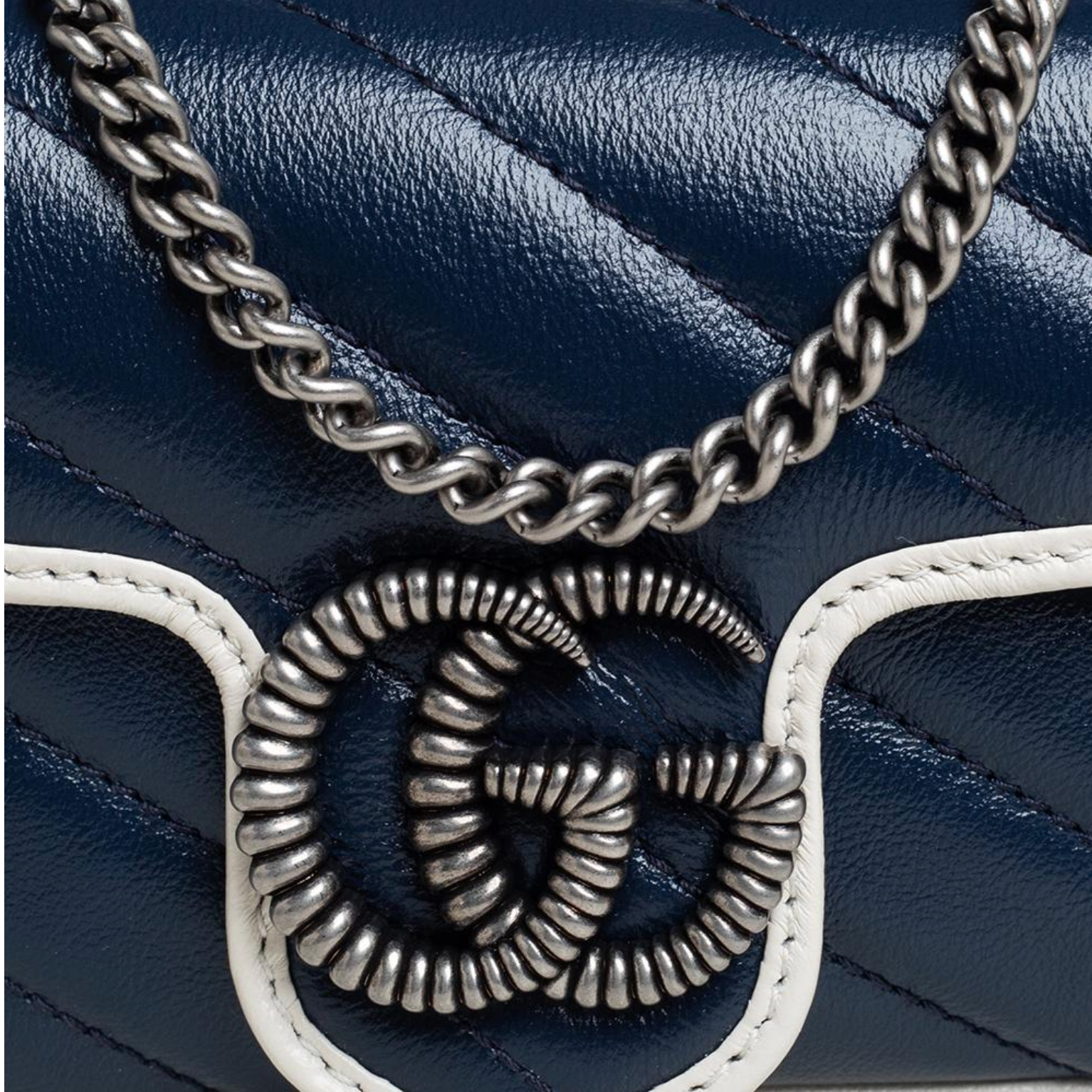 GUCCI GG MARMONT MINI CALFSKIN TORCHON BAG