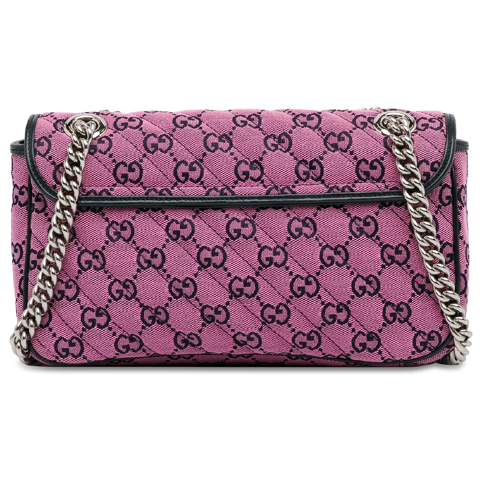 GUCCI GG MARMONT DIAGONAL MATELASSE SMALL SHOULDER BAG