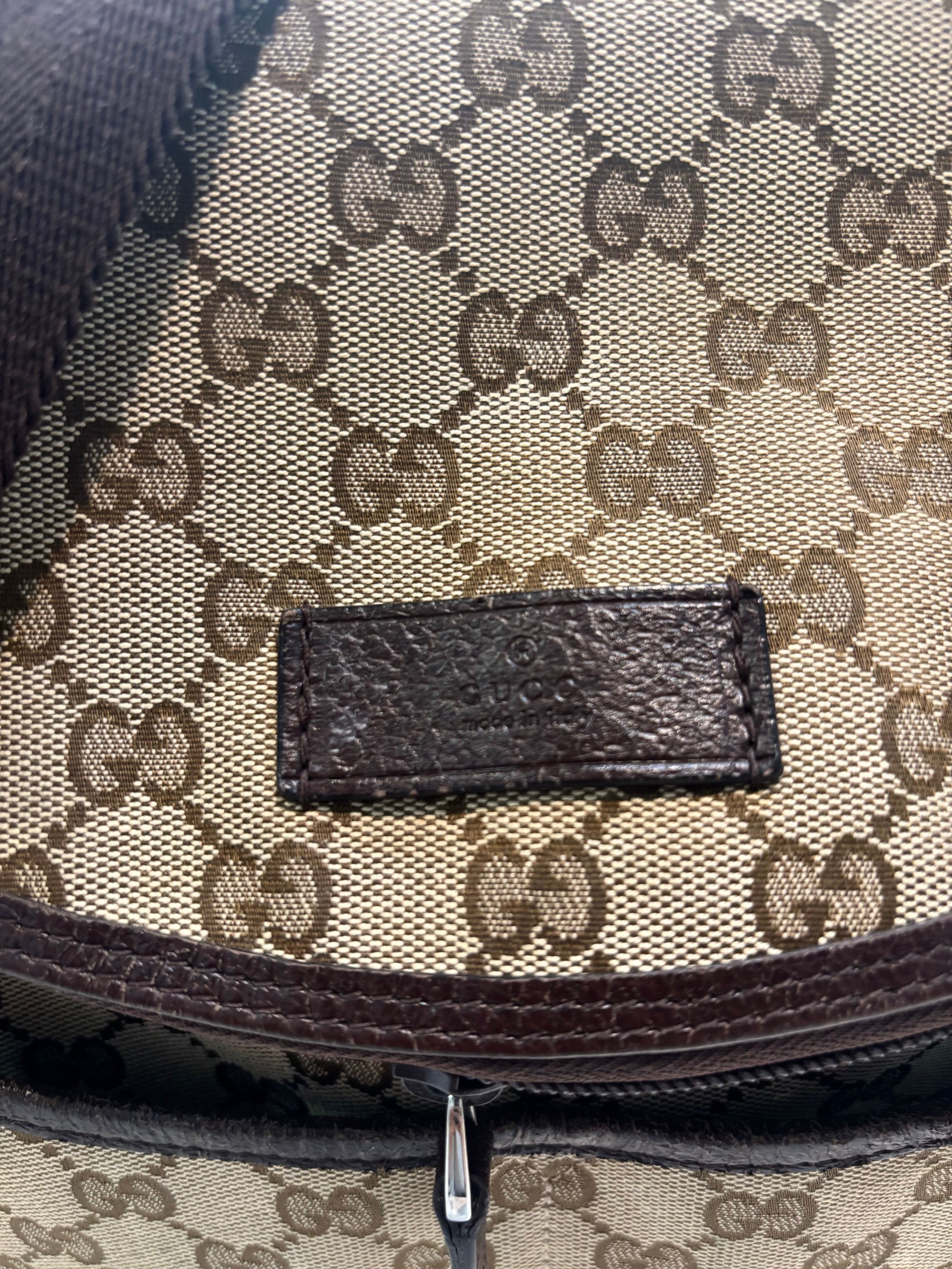 GUCCI GG SUPREME DIAPER BAG