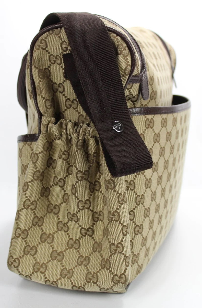 GUCCI GG SUPREME DIAPER BAG