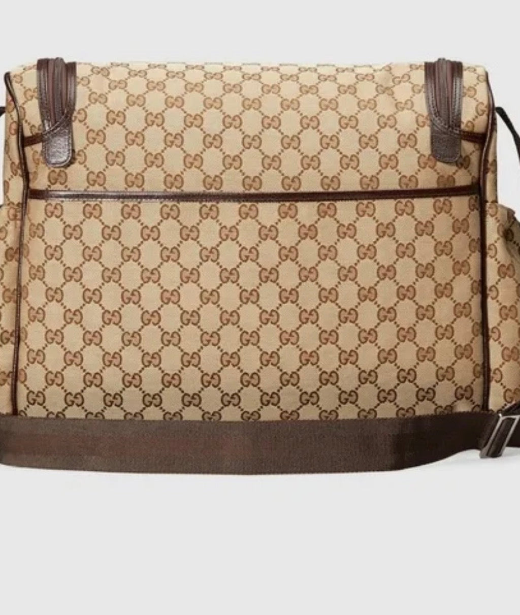 GUCCI GG SUPREME DIAPER BAG