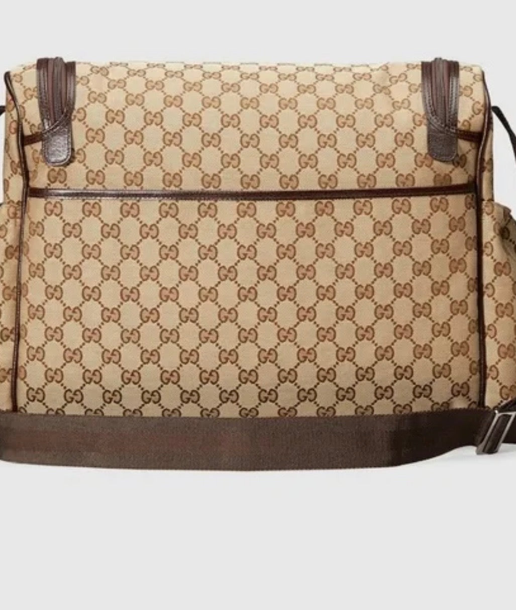 GUCCI GG SUPREME DIAPER BAG