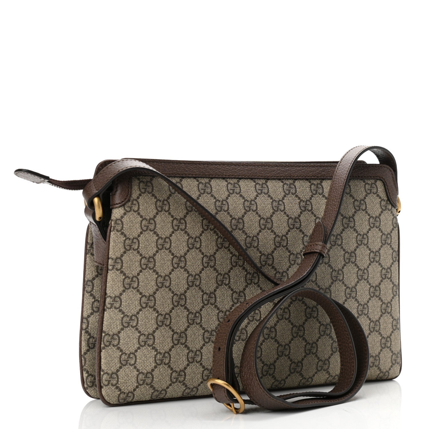 GUCCI GG SUPREME MONOGRAM WEB MEDIUM OPHIDIA BAG