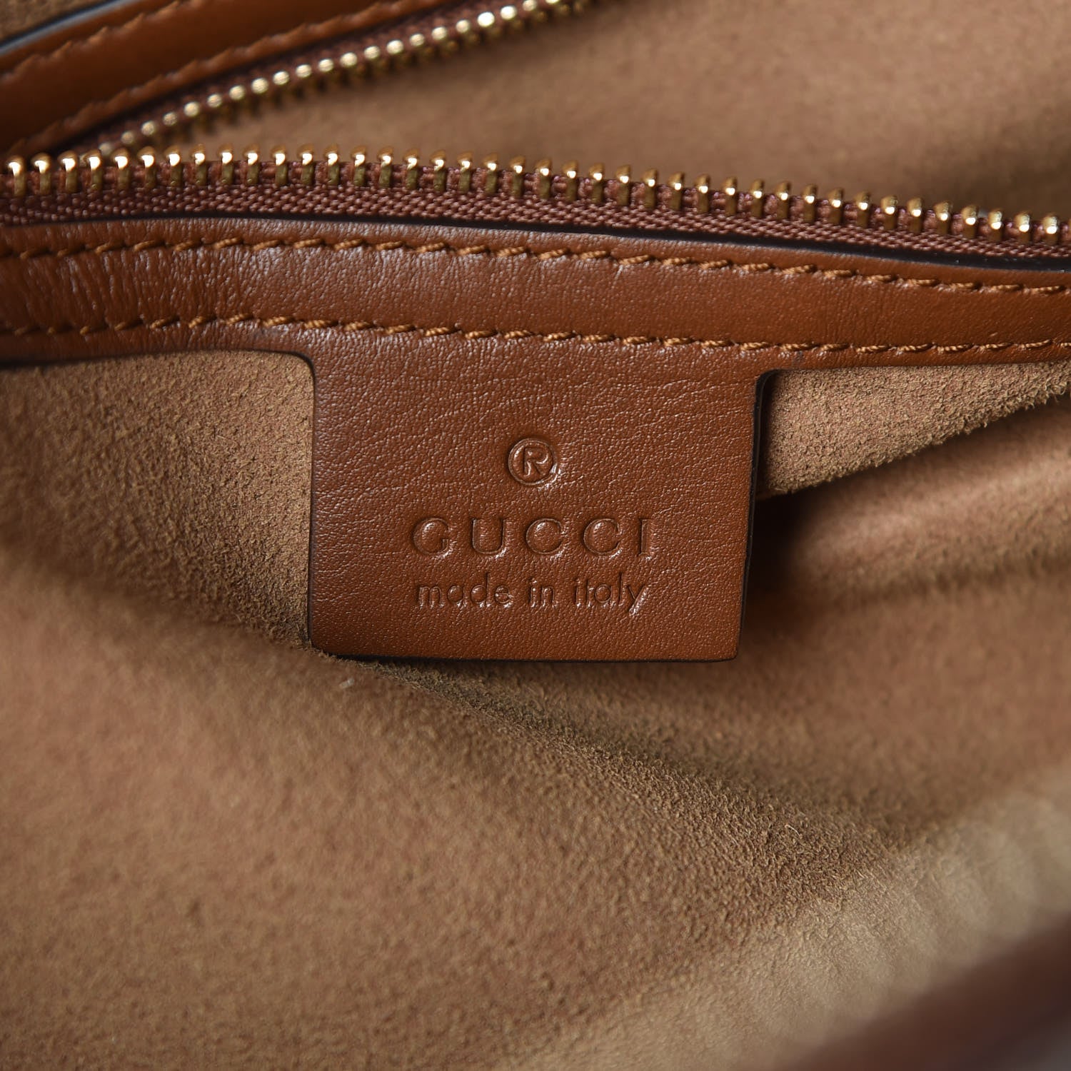 GUCCI GG SUPREME MONOGRAM LINEA HOBO BAG